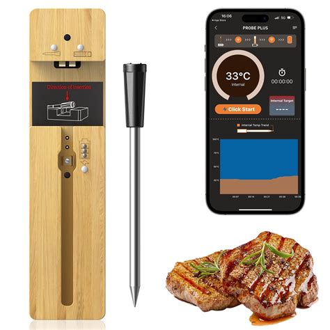 Bluetooth Meat Thermometer For Grill Smart App Wireless Meater Thermometer For Cooking Oven