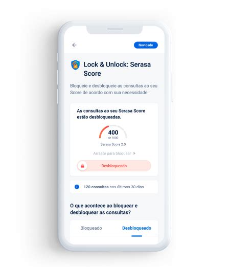 Quer Bloquear Seu Serasa Score Use O Lock Unlock Serasa Premium