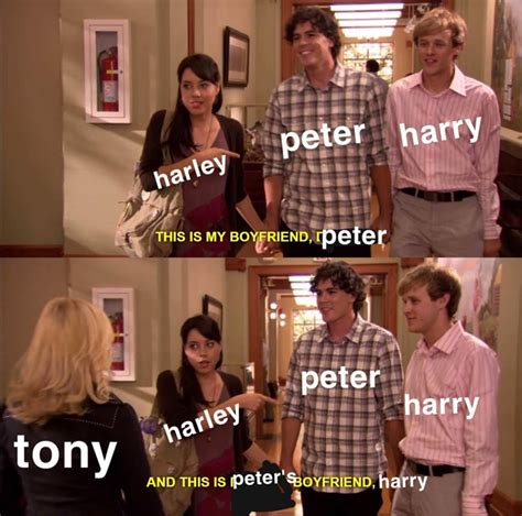 harry osborn x peter parker x harley keener | Tumblr