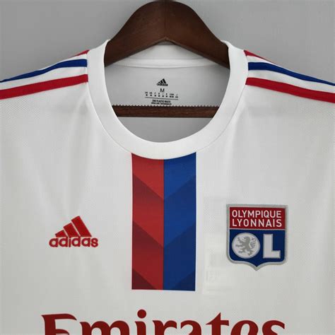 Camisa Lyon Home 2022 23 Torcedor Adidas Masculina Branco