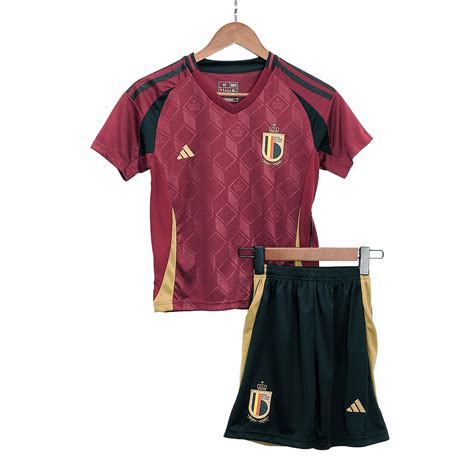 Miniconjunto Bélgica Euro 2024 Primera Equipación Local Niño Camiseta