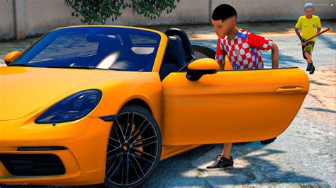 Gta V Vida Real Peguei A Porsche Nova Do Meu Amigo Tiquinho