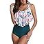 Durio Bikini High Waist Damen Zweiteiliger Bikini Set Hohe Taille