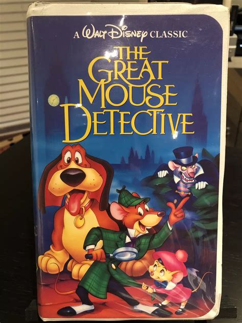 The Great Mouse Detective Vhs 1992