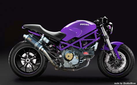 My Proto Ducati Monster Tune By Diablobros Violet Motocicli