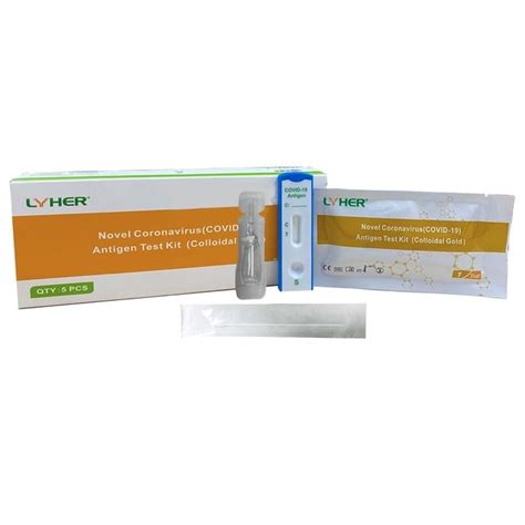 LYHER® Novel Coronavirus (COVID-19) Antigen Test Kit (Colloidal Gold)