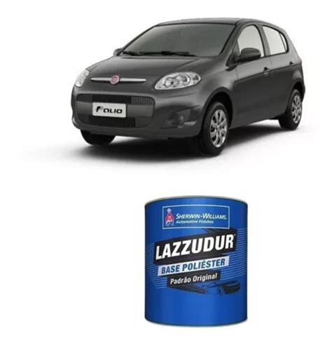 Tinta Automotiva Poliester Cinza Cromo Fiat Ml Entrega Gr Tis