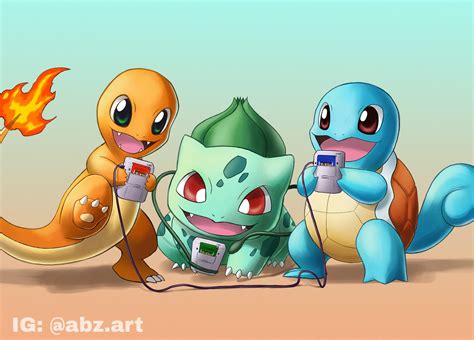 Pokemon Starters Kanto