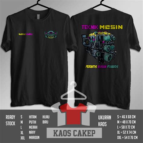 Jual Kaos Mekanik Teknik Mesin Perintis Bukan Pewaris Gratis Nama Baju