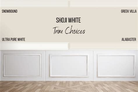 White Walls with White Trim: Alabaster, Pure White & More