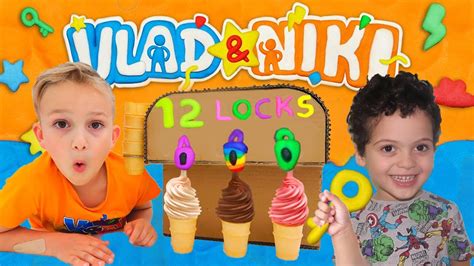 Vlad And Niki Want Ice Cream Locks Game Level Youtube