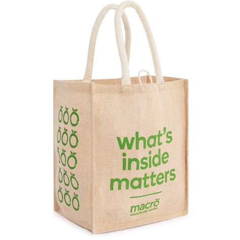 Macro Jute Reusable Bag Each Woolworths