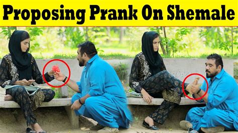 Proposing Prank On Shemale Velle Loog Khan Ali YouTube