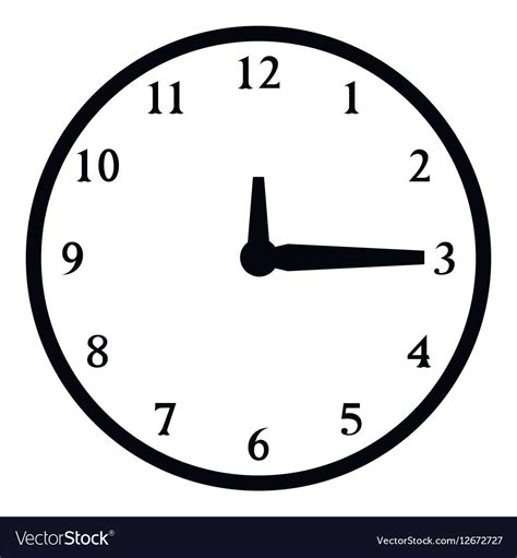 Simple Clock Icon 349979 Free Icons Library