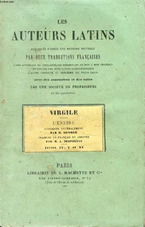 LES AUTEURS LATINS EXPLIQUES PAR UNE METHODE NOUVELLE PAR DEUX