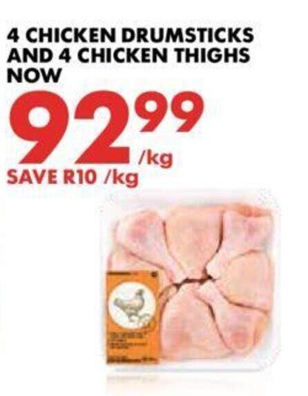 4 Chicken Drumsticks And 4 Chicken Thighs Offer At Woolworths