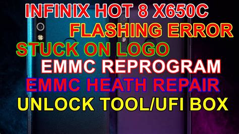 Infinix Hot 8 X650c Flashing Error Stuck On Logo Image Verify Error