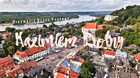 Kazimierz Dolny Z Lotu Ptaka Poland Cinematic Drone Footage 4K