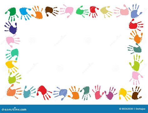 Handprint Borders