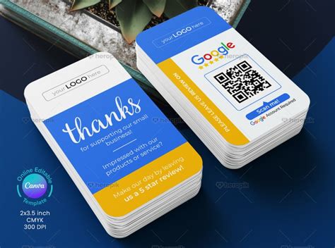 Google Review Business Card Design Template Heropik