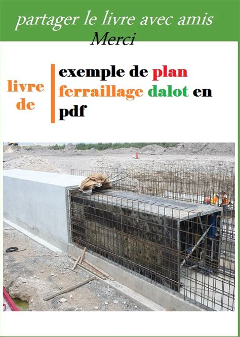 Exemple De Plan Ferraillage Dalot En Pdf