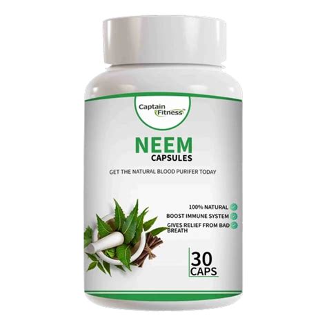 Herbal Neem Capsule Manufacturer And Supplie At Rs 65 Bottle Neem Leaf