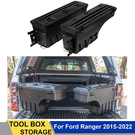 Tool Box Storage Tailgate Swing Case Storage For Ford Ranger Raptor 2015 2016 2017 2018 2019