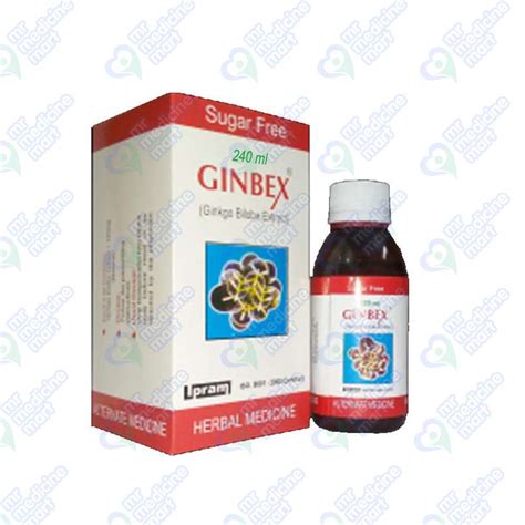 Ginbex Ginkgo Biloba Extract 240 Ml