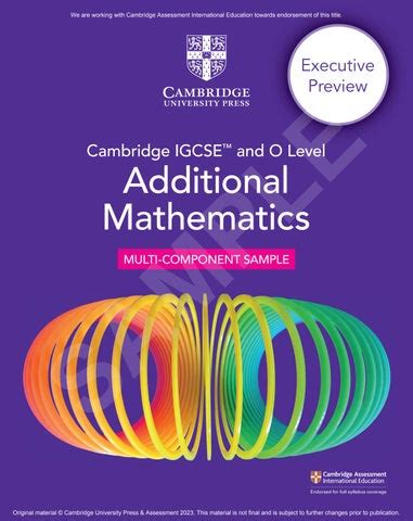 Cambridge Igcse Additional Mathematics Teachers Resource Issuu