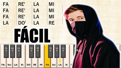 Como Tocar Faded 🎹 Alan Walker Tutorial Con Notas Para Piano Y