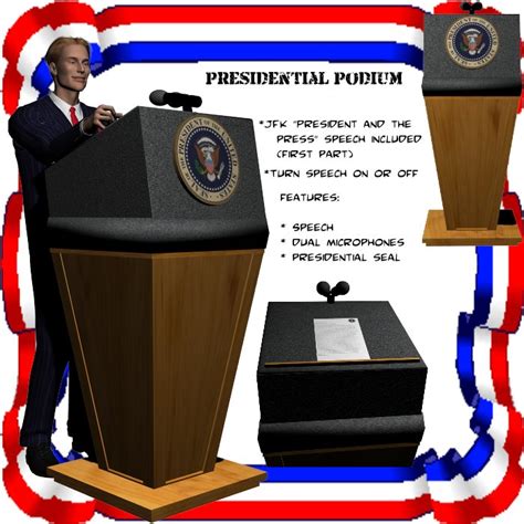 Presidential Podium - 3D Model - ShareCG