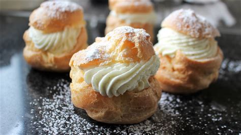 Recette Choux La Cr Me Chantilly Youtube