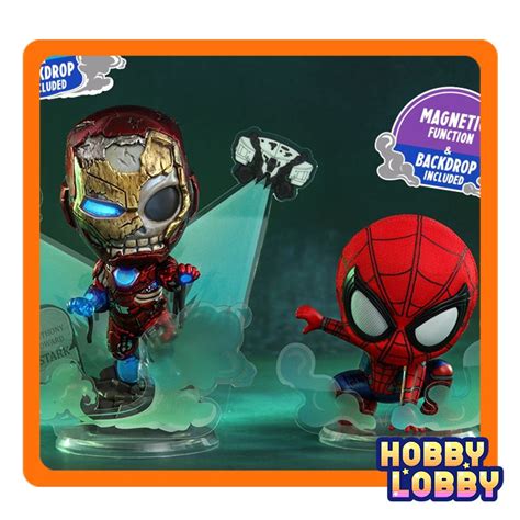 Hot Toys Cosb Spider Man Far From Home Mysterio S Iron Man Illusion And Spider Man Set
