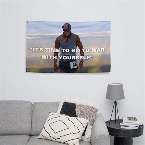 David Goggins Flag Motivational Wall Art Inspirational Etsy Canada