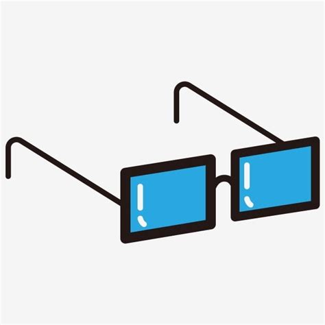 Square Glasses Square Glasses Simple Png And Vector With Transparent