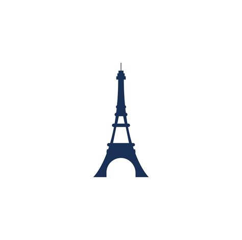 Eiffel Tower Logo Design Template Paris Logo Design Vector