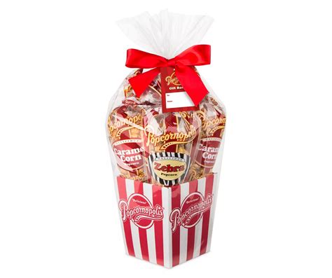 Popcornopolis Popcorn 4-Piece Gift Basket Set | Big Lots