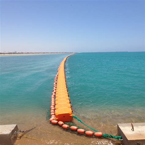 Permanent Trash Floating Boom Barrier And Floating Trash Barrier