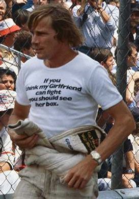 James Hunt T Shirt If You Think My Girlfriend Can Fight You Should See