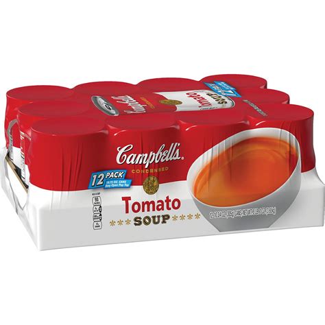 Campbells Condensed Healthy Low Fat Tomato Soup Can 12 Pack1075