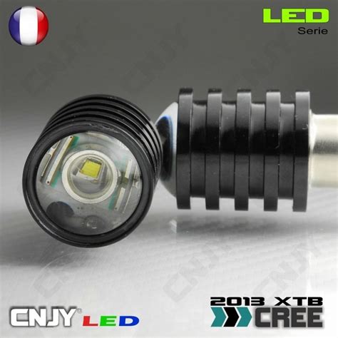 Ampoule W Led Cree Lens Ba S Special Feux De Recul Culot Compatible