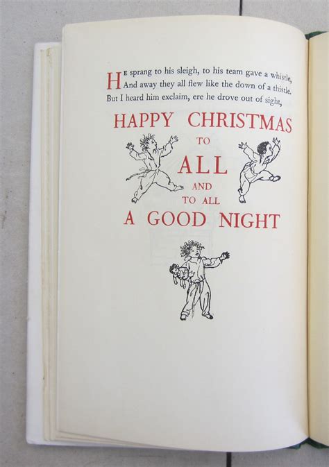 The Night Before Christmas Clement C Moore Early Edition