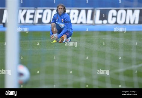 Zagreb Croatie Stade Maksimir Entra Nement De L Quipe