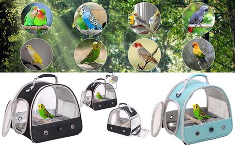 Bird Travel Carrier Portable Small Bird Parrot Parakeet Carrier With