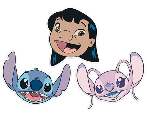 Geometric 2D 3D Shapes posters Lilo Stitch | Picstank