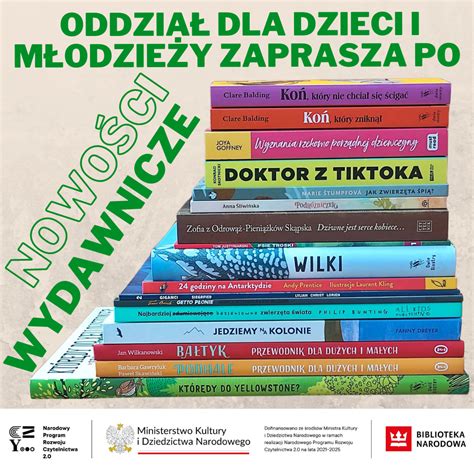 Nowości wydawnicze już w Oddziale Dla Dzieci i Młodzieży Miejska i