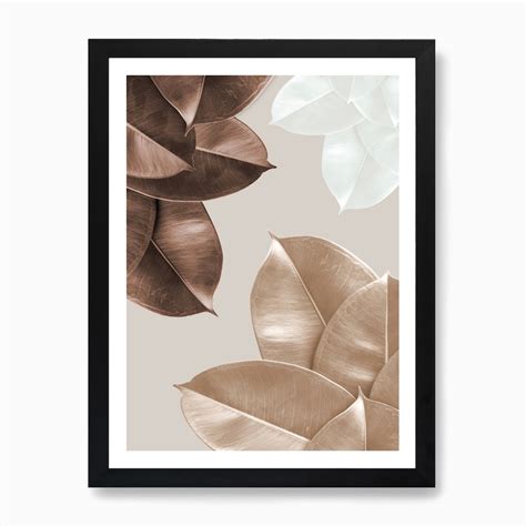 Brown Leaves Art Print by Hecetu - Fy