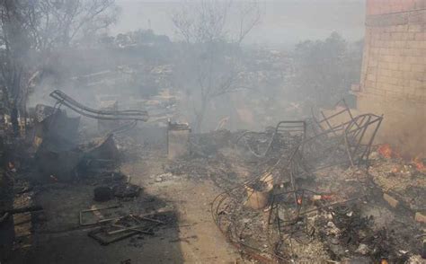 Suman Tres Muertos Tras Incendios Forestales En Baja California