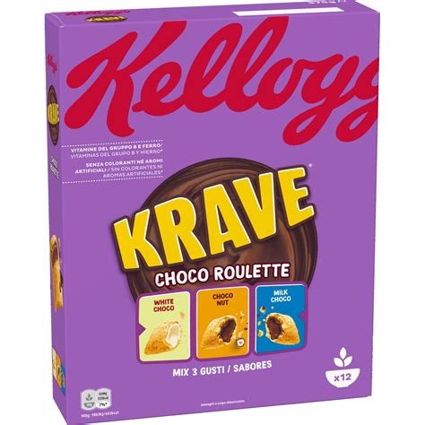 Buy Krave Choco Roulette White Chocolate Filled Cereals With Milk And