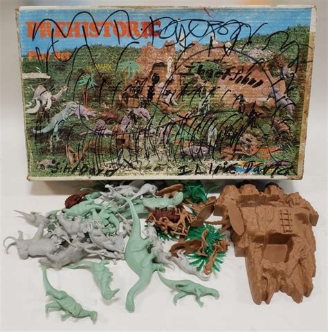 Vintage Marx Prehistoric Dinosaur Playset Live And Online Auctions On